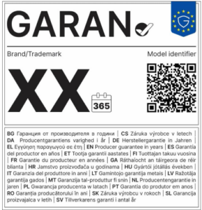 Le label harmonisé pour la garantie commerciale de durabilité