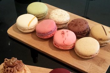 Tray of macaroons