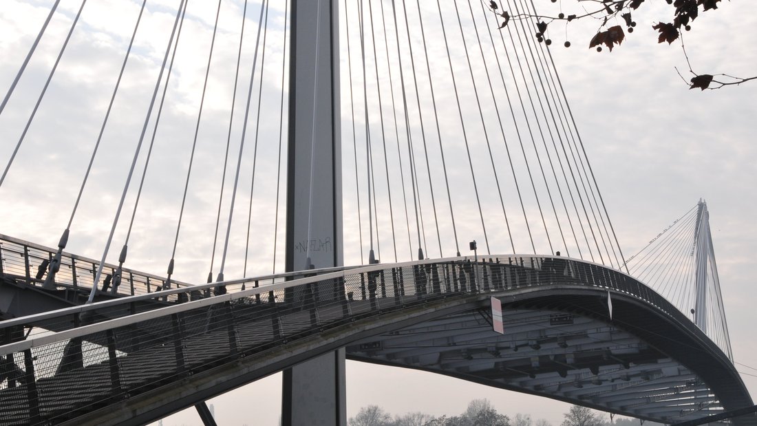 Vue sur un pont.