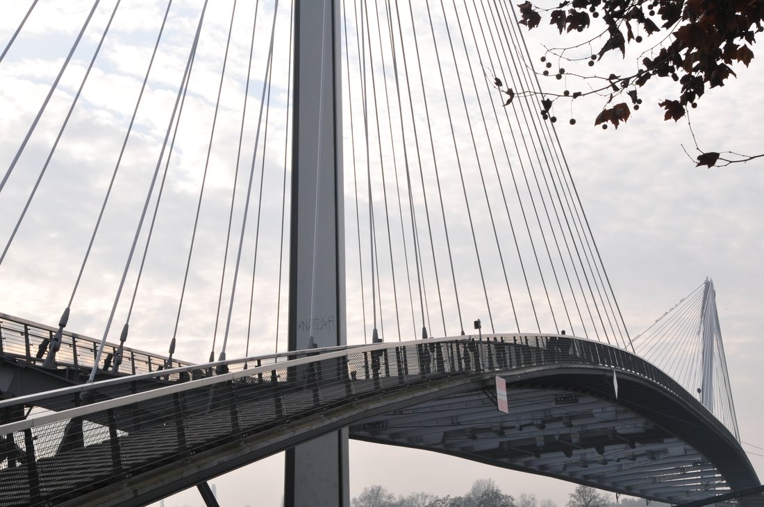 Vue sur un pont.