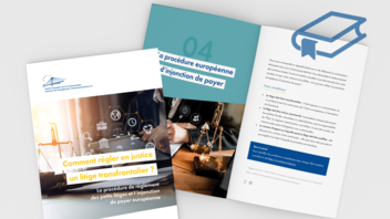 Brochure "Comment régler en justice un litige transfrontalier ?"